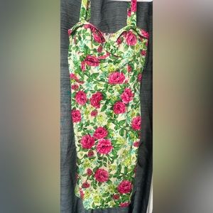 Pinup flower dress